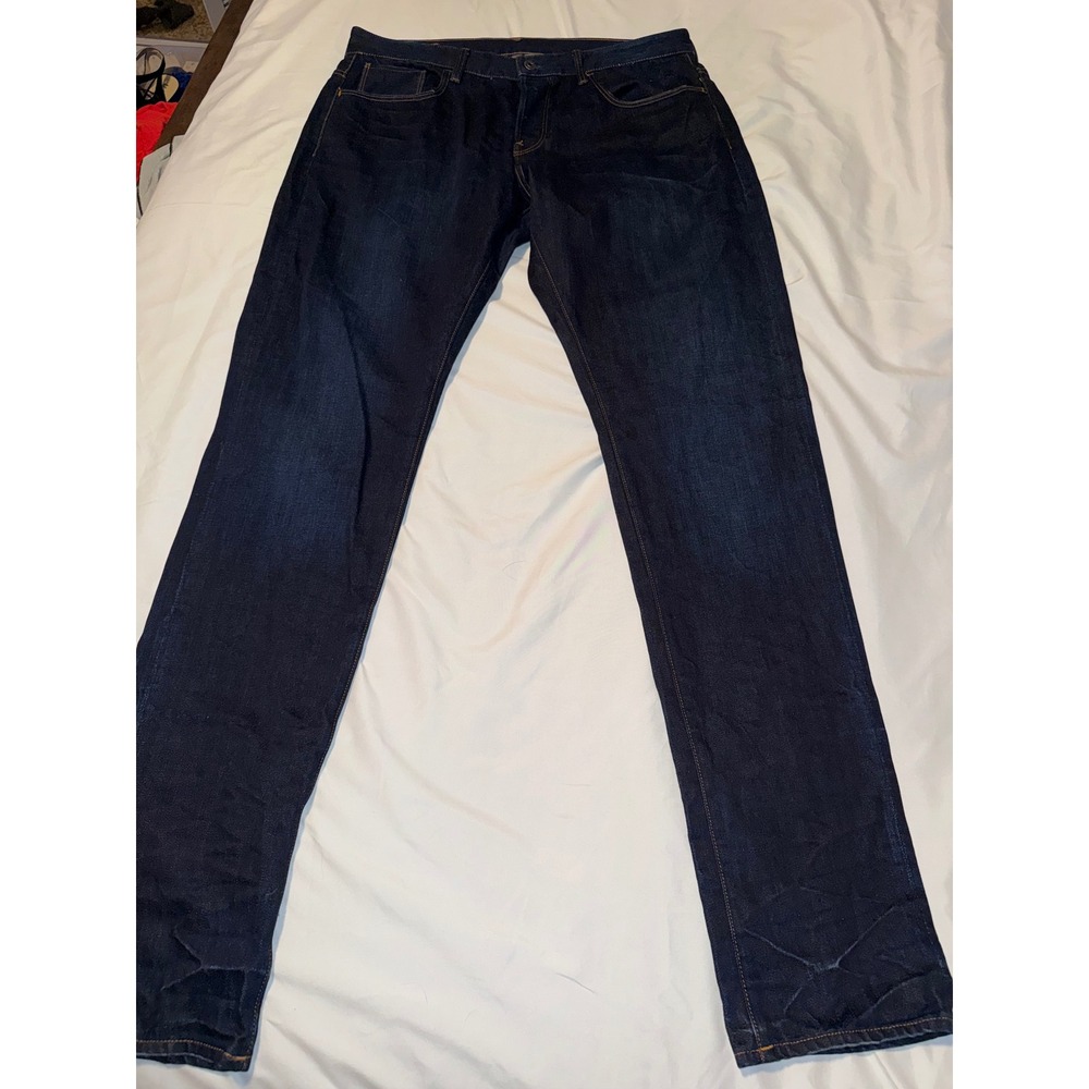G-Star RAW 3301 Deconstructed Straight Tapered Jeans Dark Wash 36x36 Mens